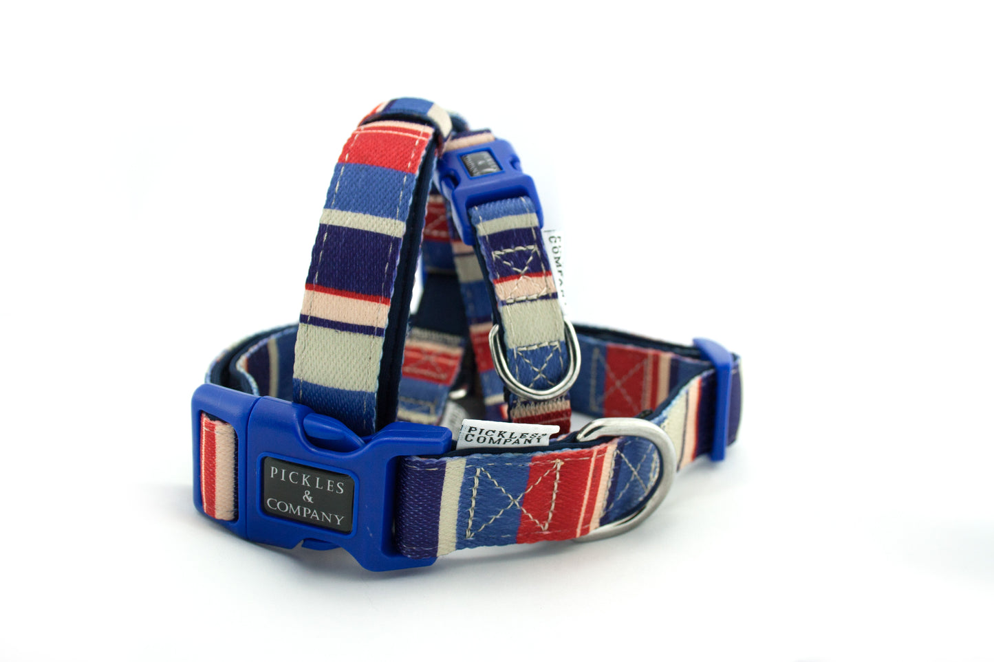 'Deckchair' Printed webbing and soft Neoprene Collar