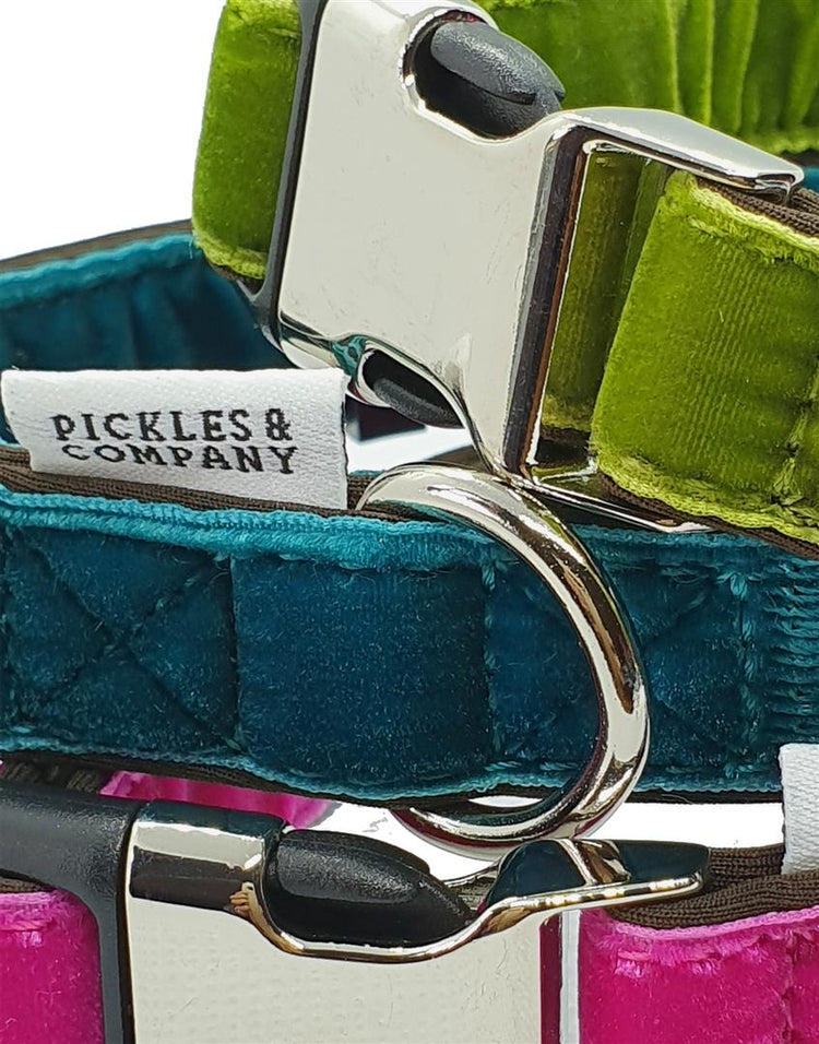 VELVET DOG COLLARS